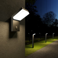 Наземный светильник Sensor 1542 TECHNO LED черный Elektrostandard