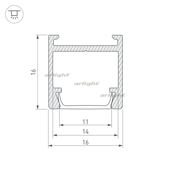 Профиль PDS 023858 Arlight