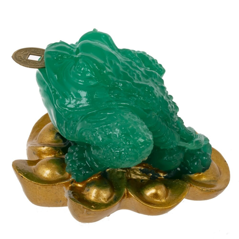 Фигурка декоративная "Лягушка денежная", L6,5 W6,5 H5 см