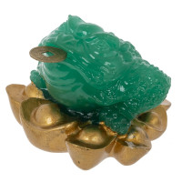Фигурка декоративная "Лягушка денежная", L6,5 W6,5 H5 см