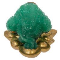 Фигурка декоративная "Лягушка денежная", L6,5 W6,5 H5 см