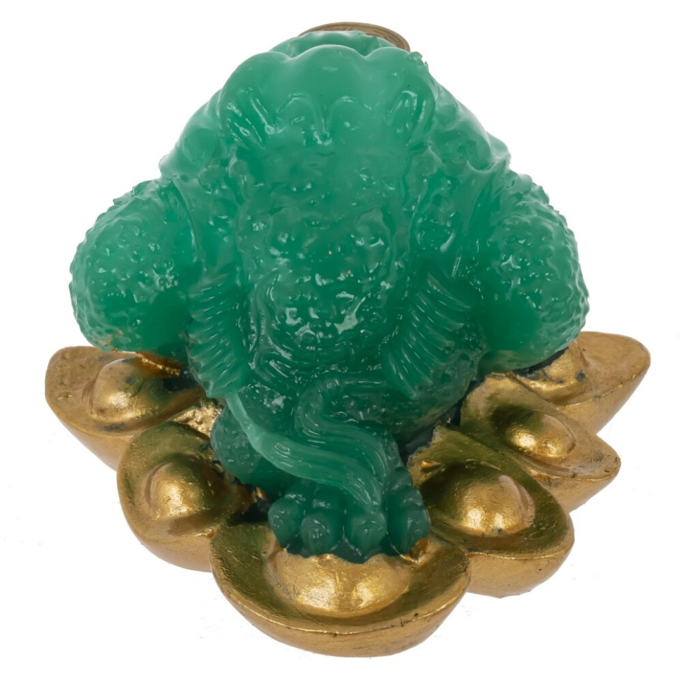 Фигурка декоративная "Лягушка денежная", L6,5 W6,5 H5 см