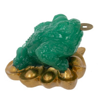 Фигурка декоративная "Лягушка денежная", L6,5 W6,5 H5 см