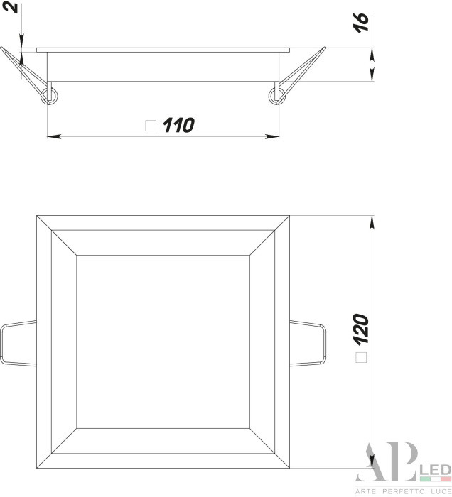 Точечный светильник Ingrid 3322.LDF9016/9W/6K APL LED