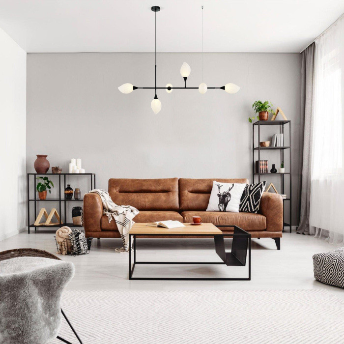 Подвесная люстра Sinki 30188/6 черный Eurosvet