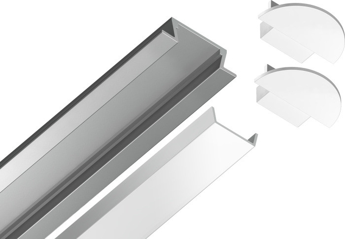 Профиль для светодиодной ленты Illumination GP1001AL Ambrella