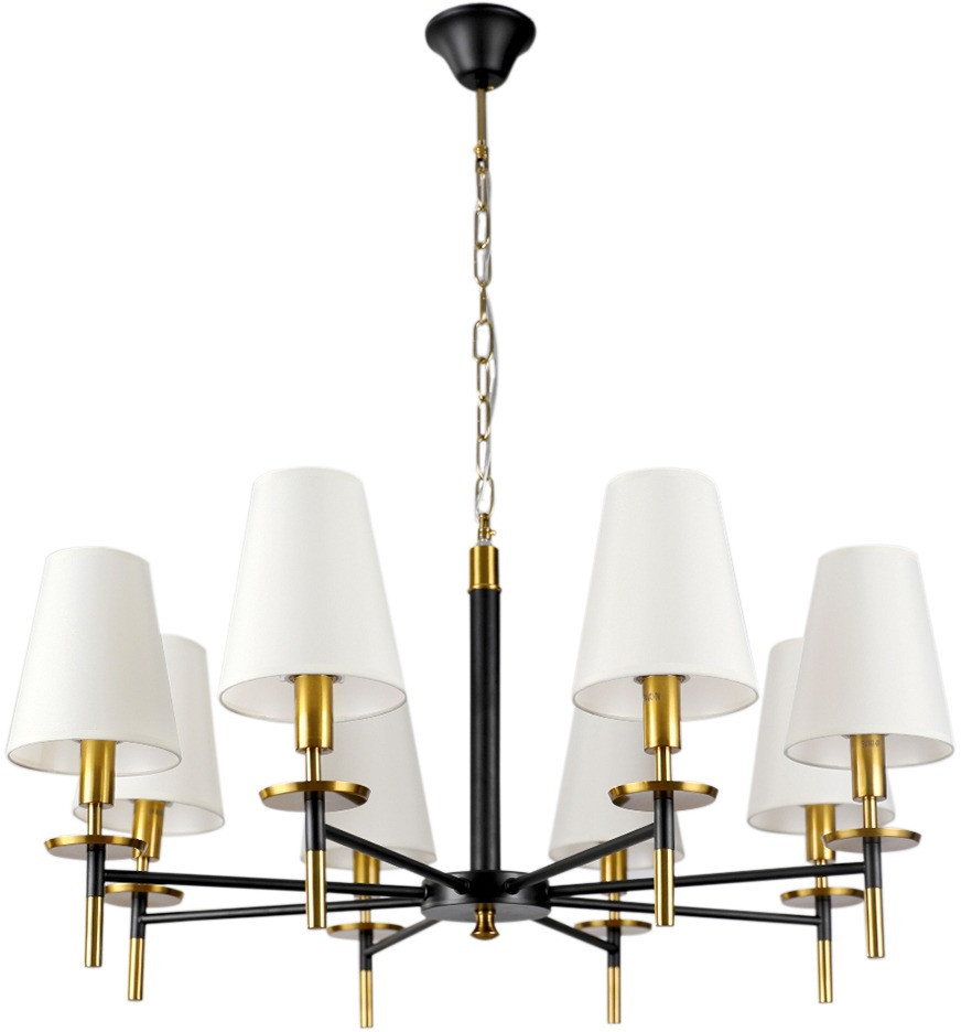 Подвесная люстра Riccardo A4075LM-8BK Arte Lamp