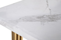 Стол-консоль белый/золото Стол-консоль белый/золото