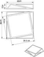 Потолочный светильник Multi-piazza A1929PL-1BK Arte Lamp