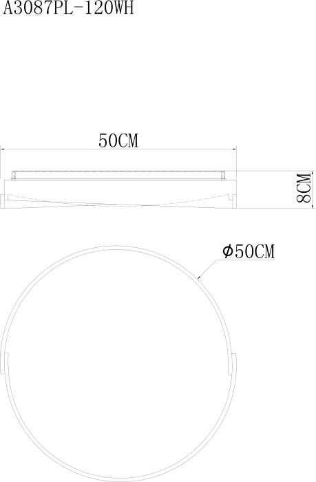 Потолочный светильник  A3087PL-120WH Arte Lamp
