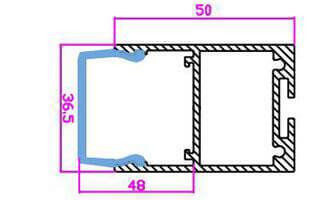 Рассеиватель Arlight ARH-LINE-3750A-VOL-2000 FROST 020576