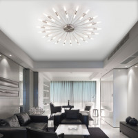 Потолочная люстра Bastone 349 никель Bogate's