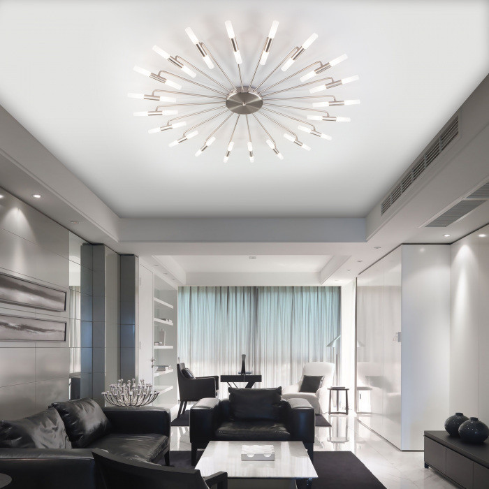 Потолочная люстра Bastone 349 никель Bogate's