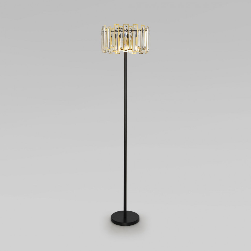 Торшер Cella 01150/3 черный/золото Bogate's