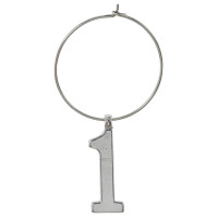 Набор: пробка для бутылки и декор для бокалов, L9 W3,5 H14 см