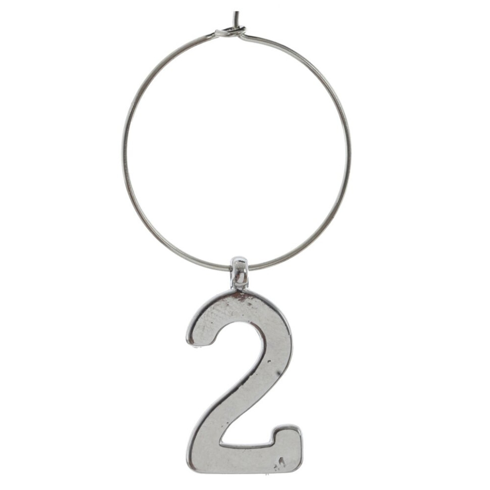 Набор: пробка для бутылки и декор для бокалов, L9 W3,5 H14 см