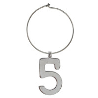 Набор: пробка для бутылки и декор для бокалов, L9 W3,5 H14 см