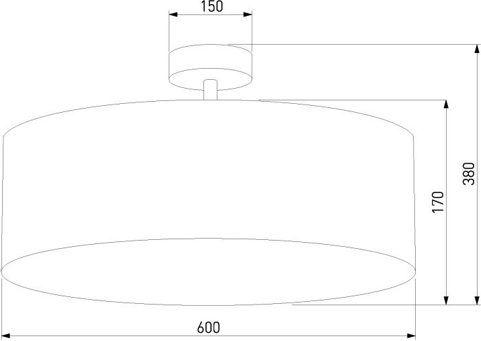 Потолочный светильник Rondo 4242 Rondo White TK Lighting