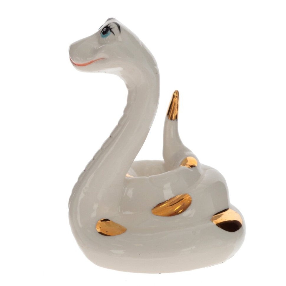 Фигурка декоративная "Змея", L6,5 W6,5 H8,5 см