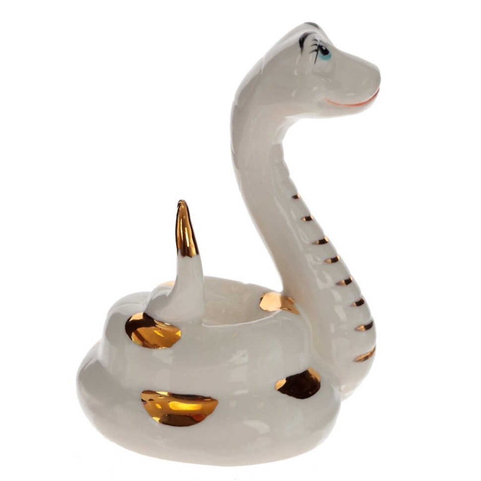 Фигурка декоративная "Змея", L6,5 W6,5 H8,5 см