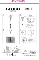 Наземный светильник Solar 3386-6 Globo