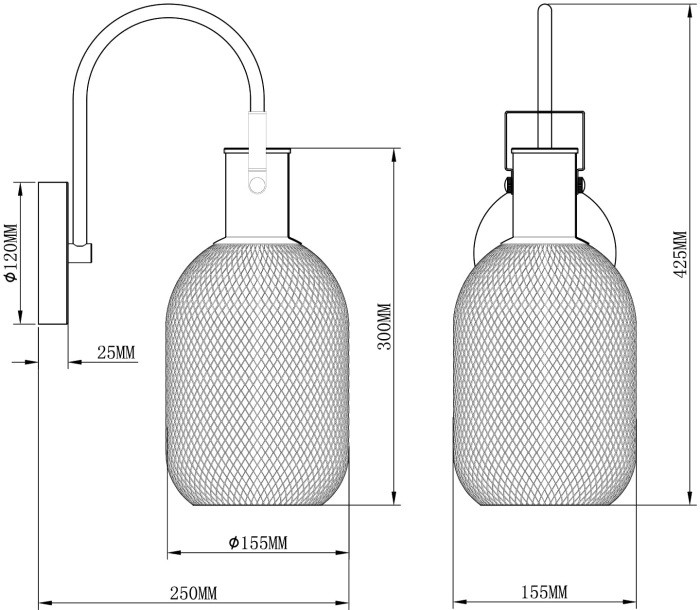 Бра Alina V2800-1W Moderli