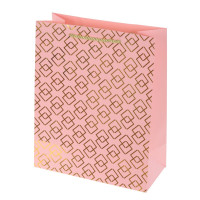 Пакет подарочный M (бумага 210г/м2, блок микс 12шт), L26 W12 H32 см, 4в.