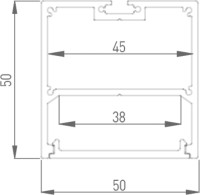 Профиль LS LS.5050-W-R DesignLed