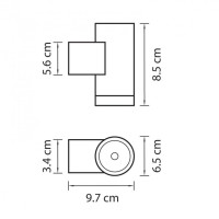 Уличный настенный светильник Lightstar Paro 350607 Уличный настенный светильник Lightstar Paro 350607