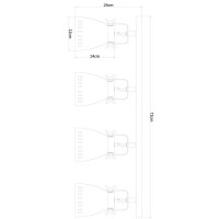 Спот Luned A2214PL-4AB Arte Lamp