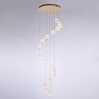 Подвесной светильник Elliot Diamante MD20001012-18A gold DeLight Collection