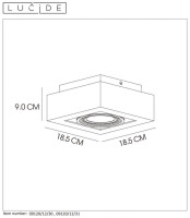 Потолочный светильник Lucide Zefix 09120/12/31 Потолочный светильник Lucide Zefix 09120/12/31
