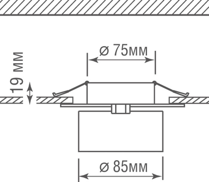 Точечный светильник Bloom DL18959R12W1W Donolux