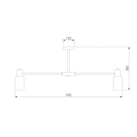Потолочная люстра Eurosvet Vegga 70160/12 хром