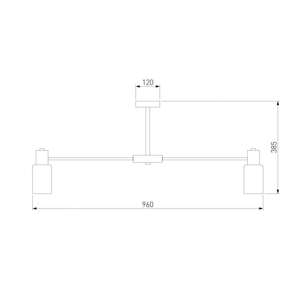 Потолочная люстра Eurosvet Vegga 70160/12 хром