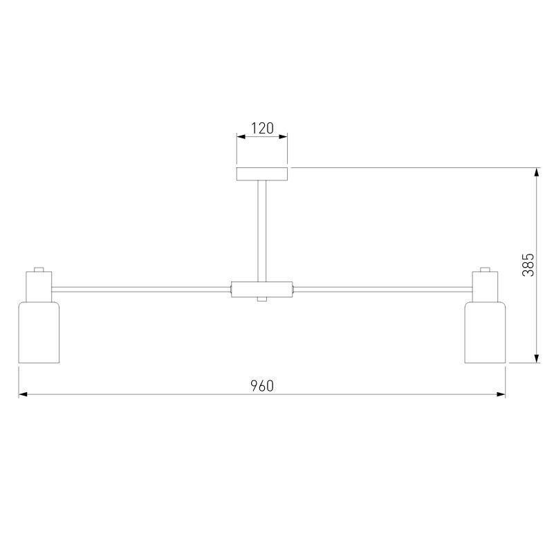 Потолочная люстра Eurosvet Vegga 70160/12 хром