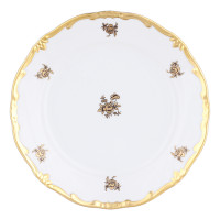 Набор тарелок 19см.6шт."Роза золотая"