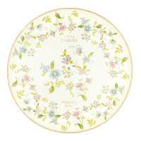 Поднос круглый эмалированный 40см."Прованс"