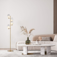 Торшер Loona 01161/4 латунь Eurosvet