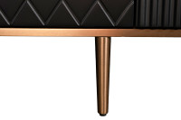 Комод округлый черный Комод округлый черный