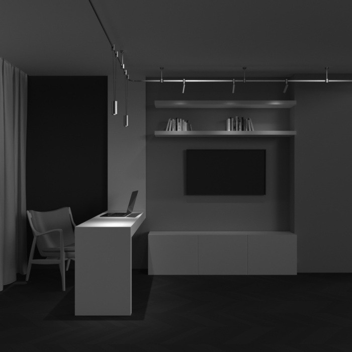 Трековый светильник Focus Led TR157-1-12W3K-BS Maytoni