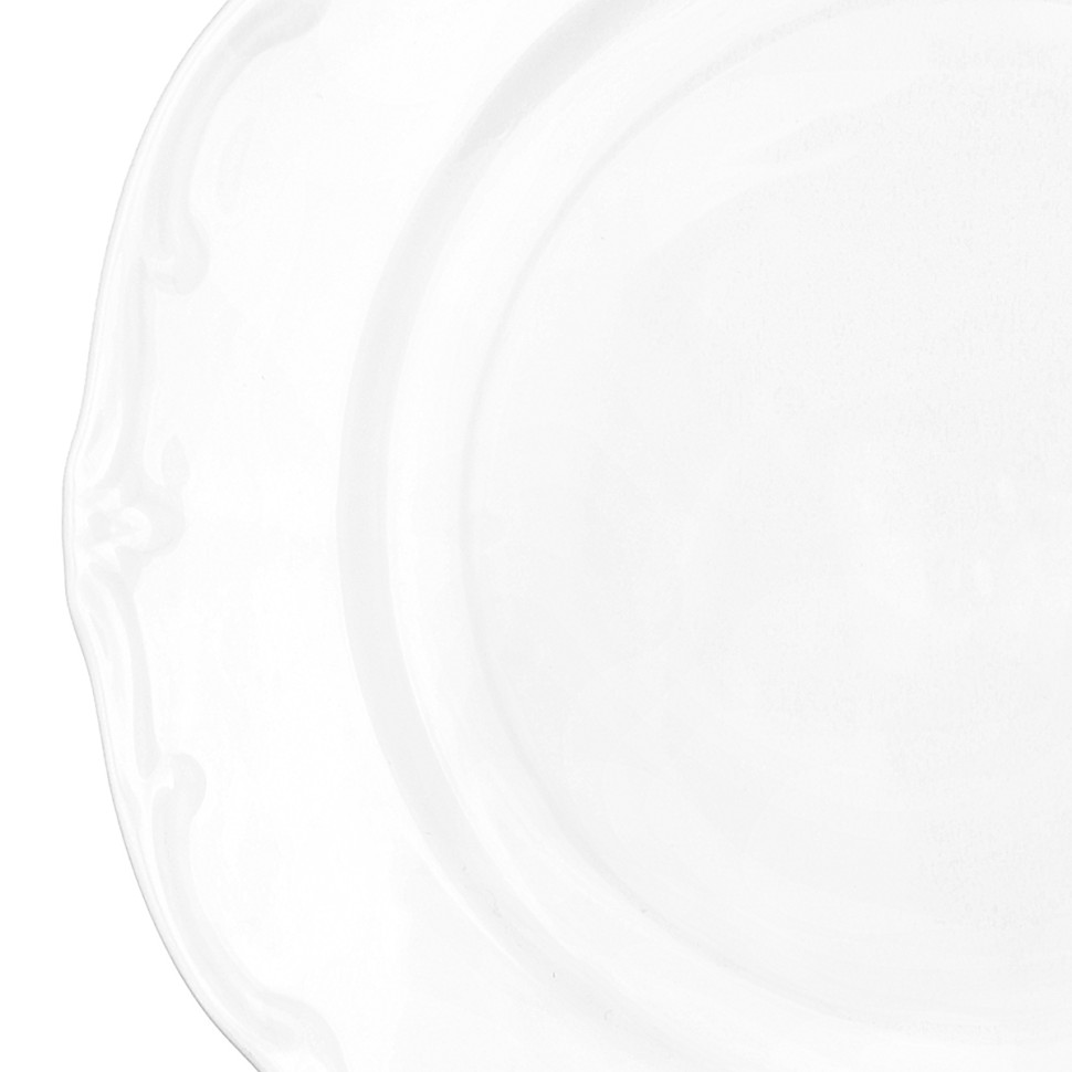 Набор тарелок 24см.6шт."Недекорированный"