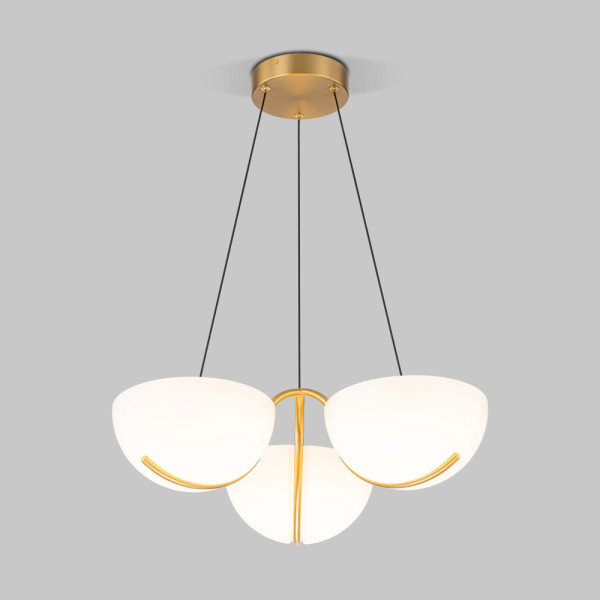 Подвесной светильник Emisfero 50083/3 LED золото Eurosvet