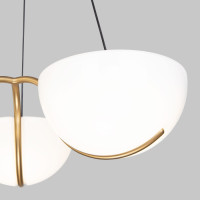 Подвесной светильник Emisfero 50083/3 LED золото Eurosvet