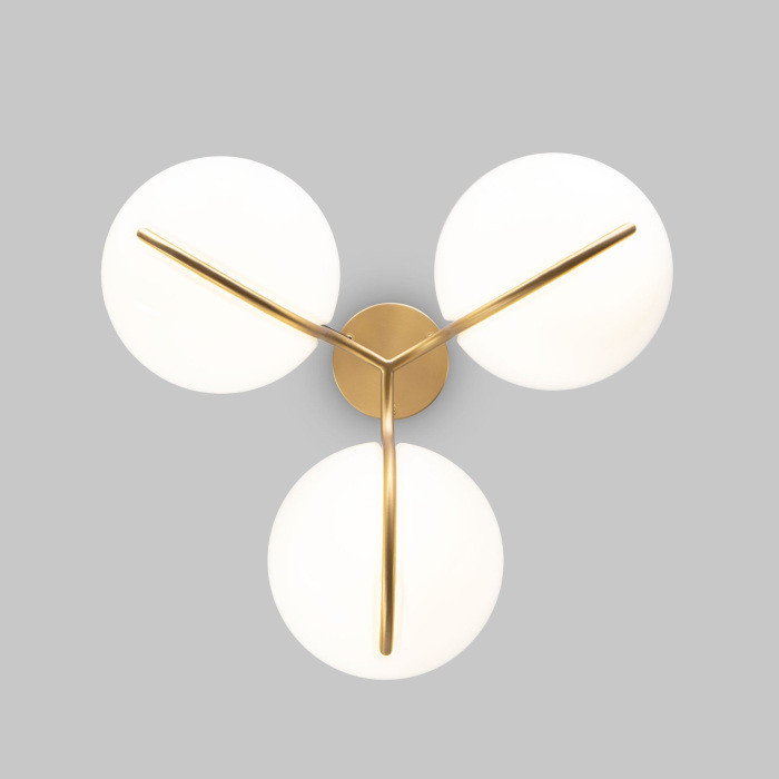 Подвесной светильник Emisfero 50083/3 LED золото Eurosvet