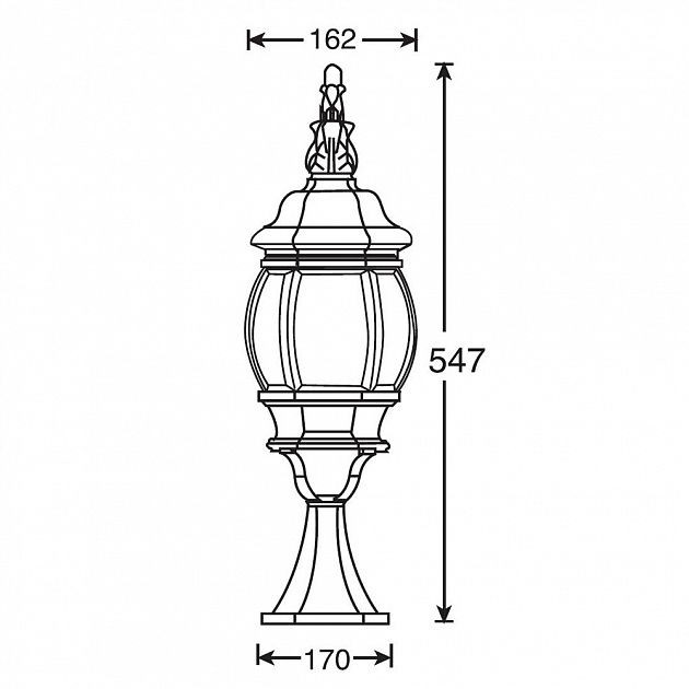Наземный фонарь  83404S Bl Oasis Light