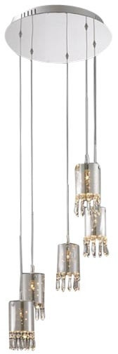 Подвесной светильник Crystal Tube MD2544/5R DeLight Collection