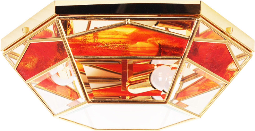 Потолочная люстра  1007/3PL-B.CRISTALLO M+ROSSO Doge Luce