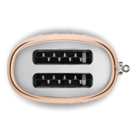 Тостер на 2 ломтика 950Вт."Smeg" розовое золото