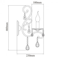 Бра Chiaro Сюзанна 2 458020801 Бра Chiaro Сюзанна 2 458020801